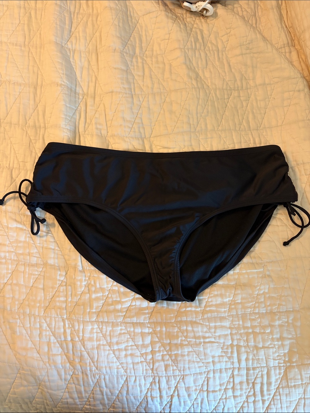 24th & Ocean Black Bikini Bottoms with Side Ties
